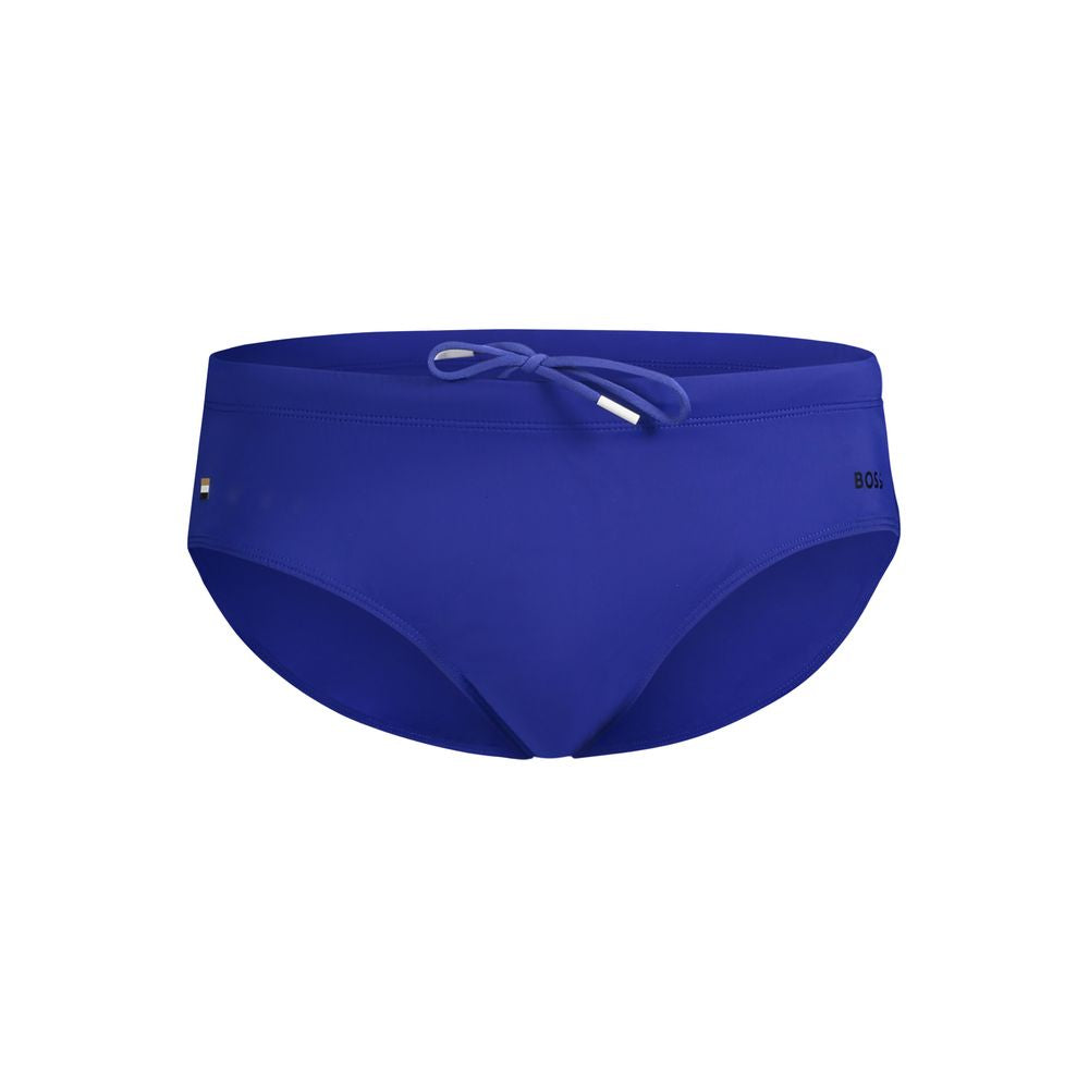 Blu Poliammide Men Swim Brief