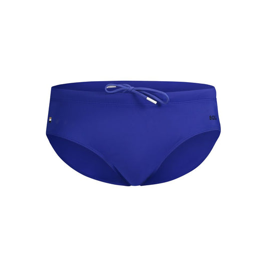 Blu Poliammide Men Swim Brief