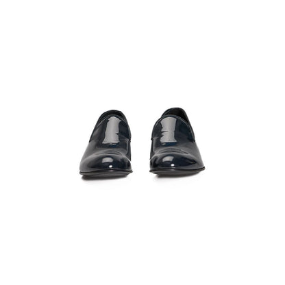 Blue Calfskin Men Loafer