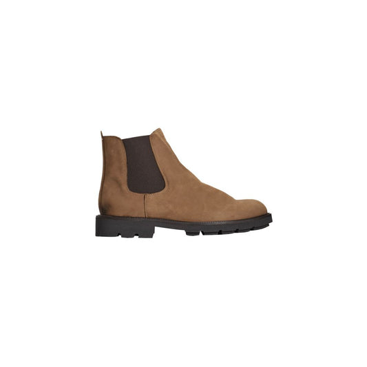 Brown Calfskin Men Boot