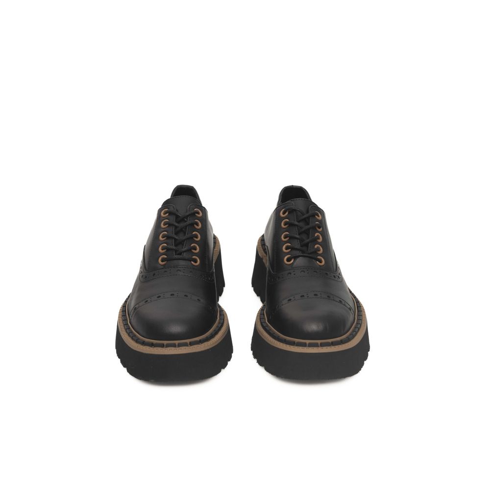 Black Cowhide Women's Shoe