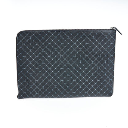 Black Leather Clutch Bag