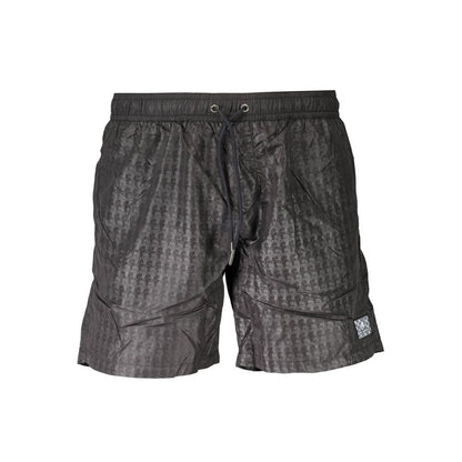 Nero Polyester Mens Swim Boxer