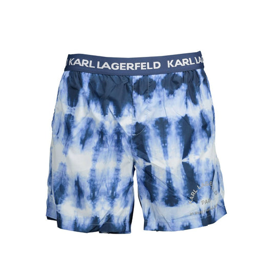 Azzurro Polyester Men's Swim Trunk