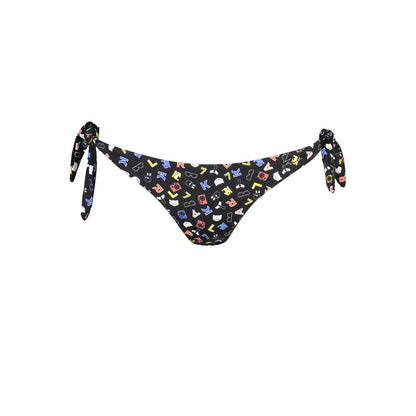 Black Poliammide Women's Swim Briefs
