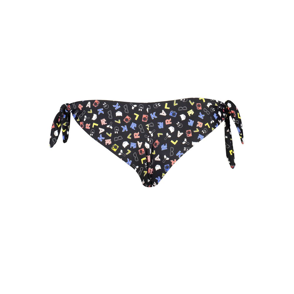 Black Poliammide Women's Swim Briefs