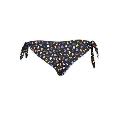 Black Poliammide Women's Swim Briefs