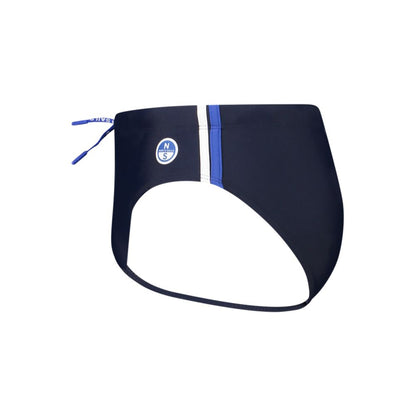 Blu Poliammide Men Swim Brief