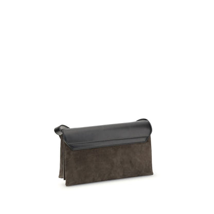 Black Leather Shoulder Bag