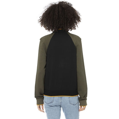 Black Cotton Women Sweater