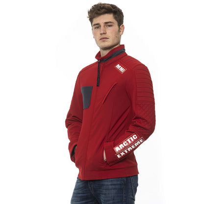 Red Polyamide Men Jacket