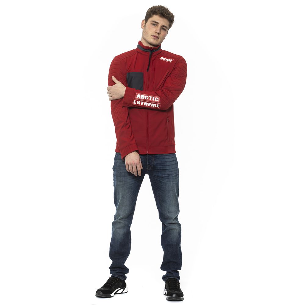 Red Polyamide Men Jacket