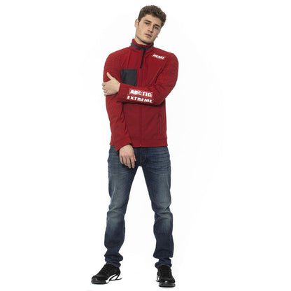Red Polyamide Men Jacket