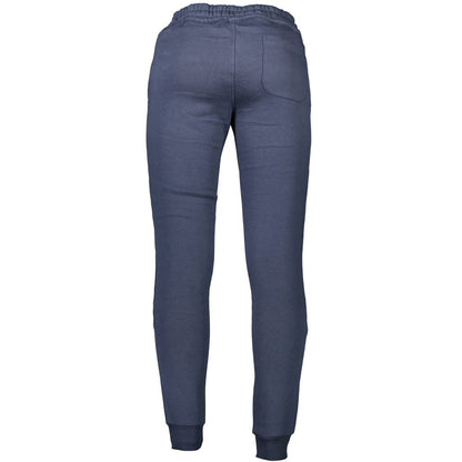 Blue Cotton Men's Trousers