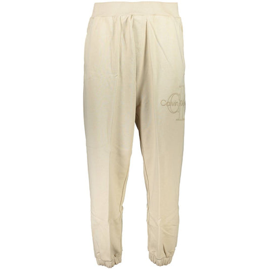 Beige Cotton Pant