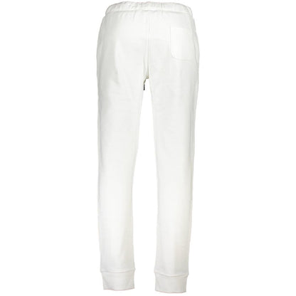 White Cotton Men's Track Pant