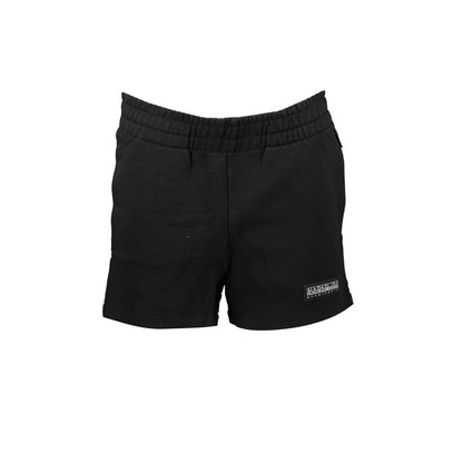 Black Cotton Women Sweatpants