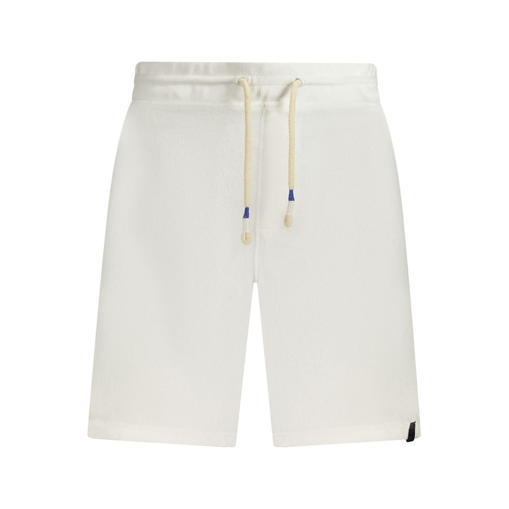 White Cotton Men's Sweatpant