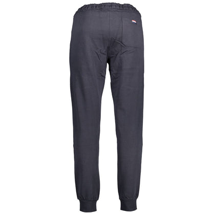 Blue Cotton Men's Trouser