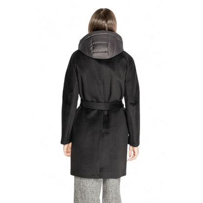 Black Polyester Coat