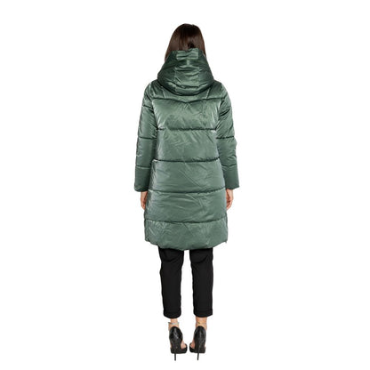 Green Polyester Jackets & Coat