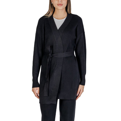Black Viscose Cardigan