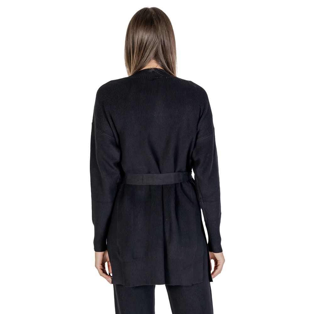 Black Viscose Cardigan