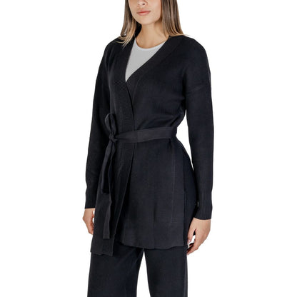 Black Viscose Cardigan