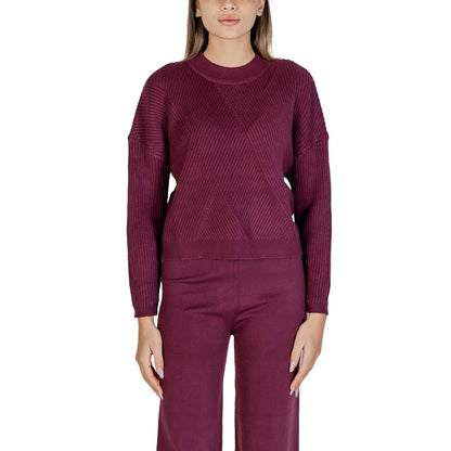 Purple Viscose Sweater