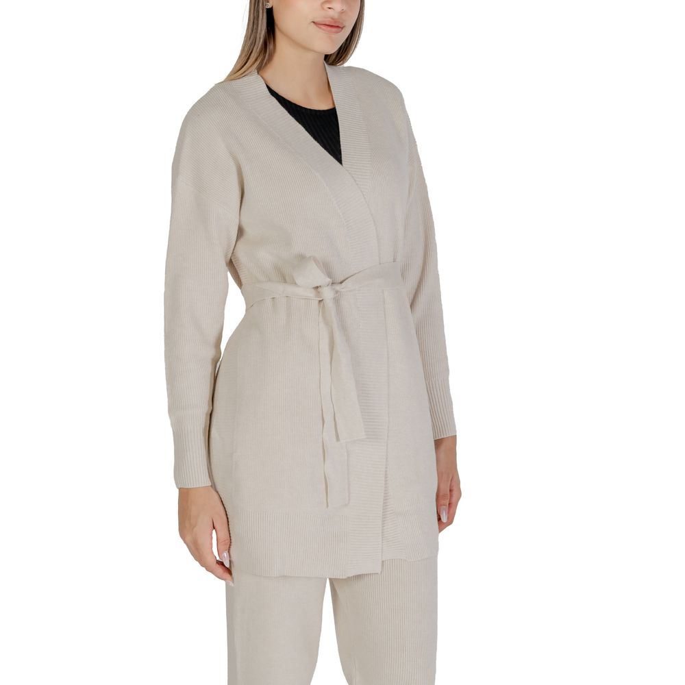 Beige Viscose Cardigan