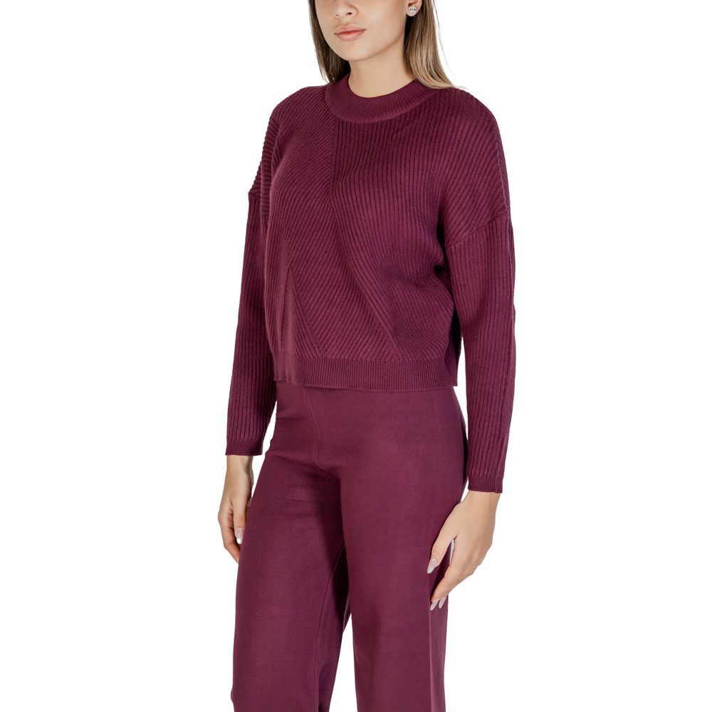 Purple Viscose Sweater