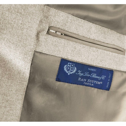 Beige Wool Sleveless Jacket