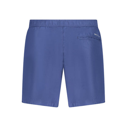 Blue Polyester Swimwear