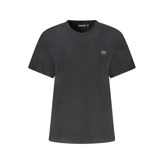 Black Cotton T-Shirt