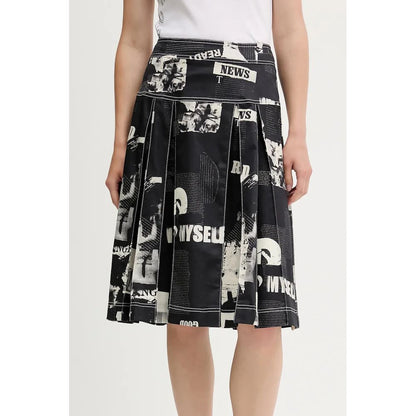 Black Cotton Skirt