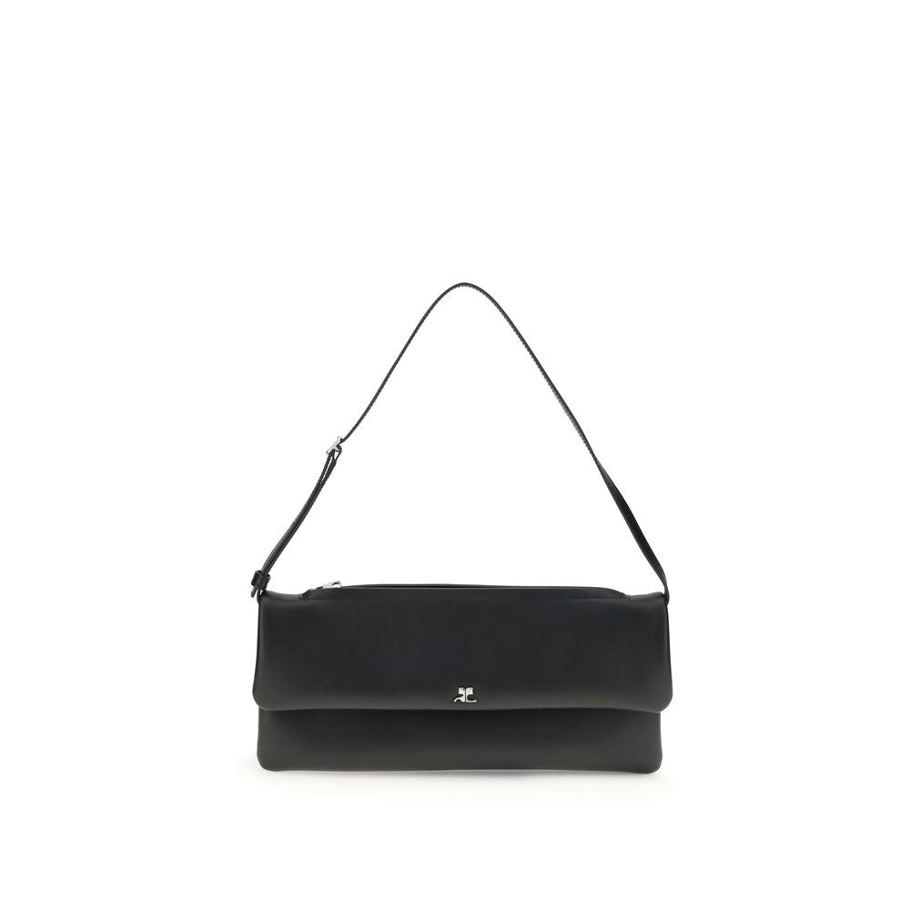 Black Calf Leather Bos Taurus Shoulder Bag