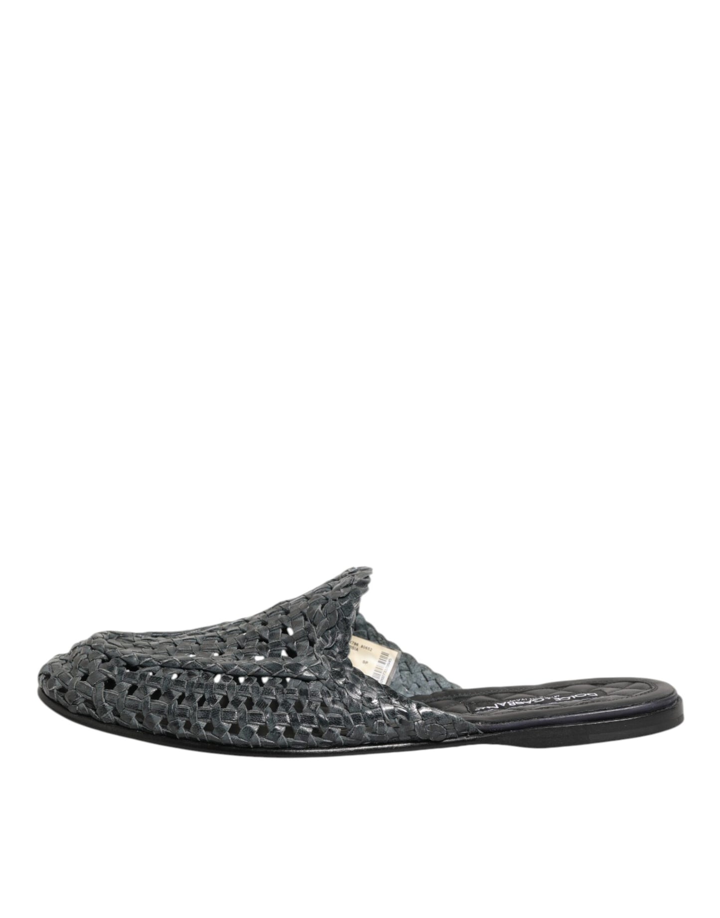 Blue Woven Slides MULES Men Sandals Shoes