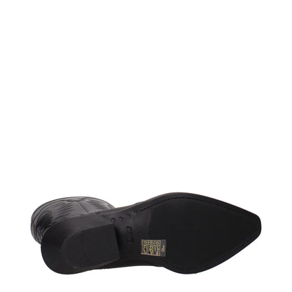Black Cotton Boots