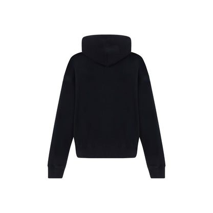 Black Cotton Sweatshirt