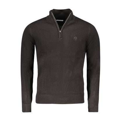 Black Acrylic Men Sweater