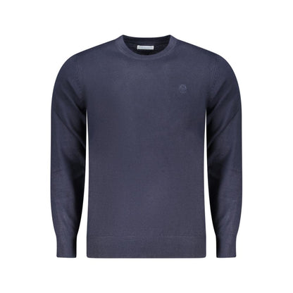 Blue Acrylic Men Sweater
