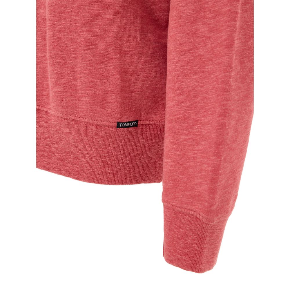 Red Cotton Hoodie