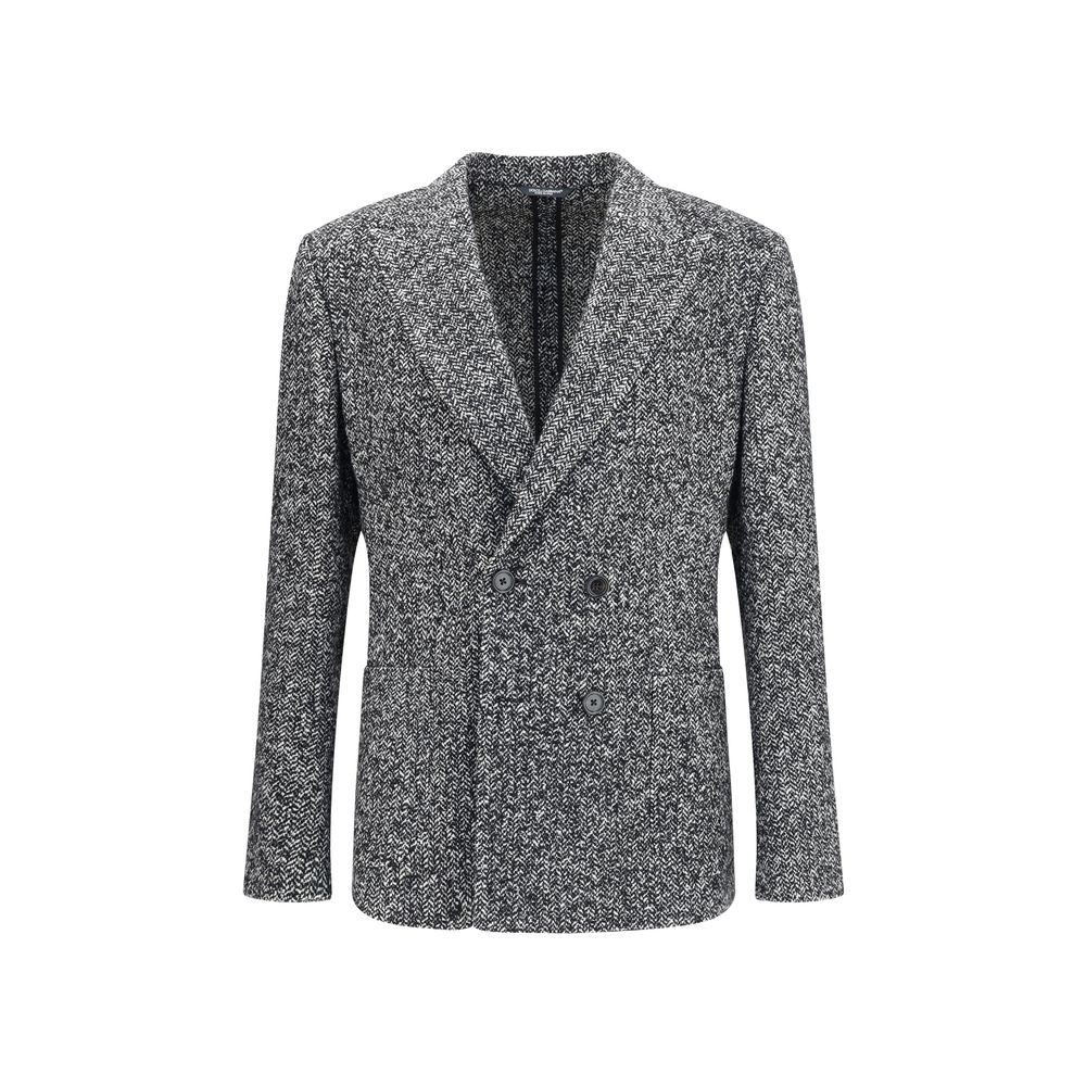 Gray Fleece Wool Coat