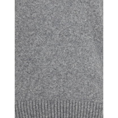 Gray Fleece Wool Sweatshirt