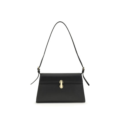 Black Calf Leather Bos Taurus Shoulder Bag