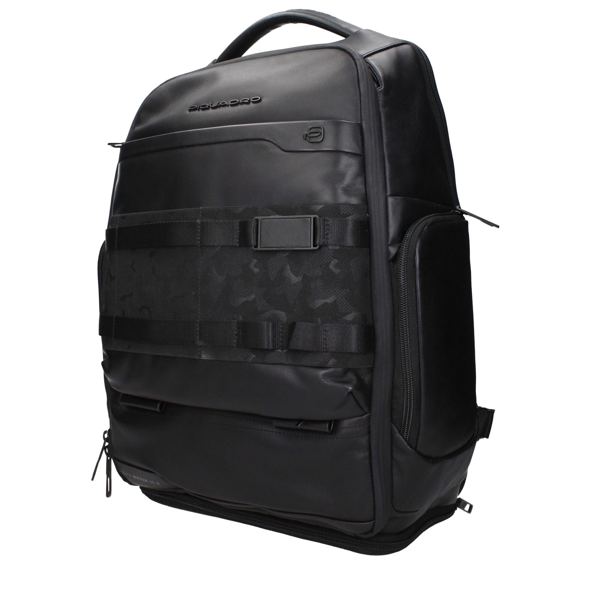 Black Leather Backpack