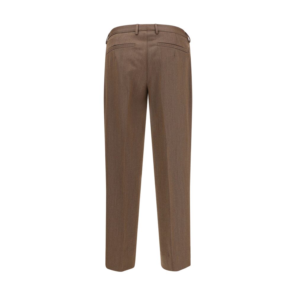 Brown Wool Dress Pants