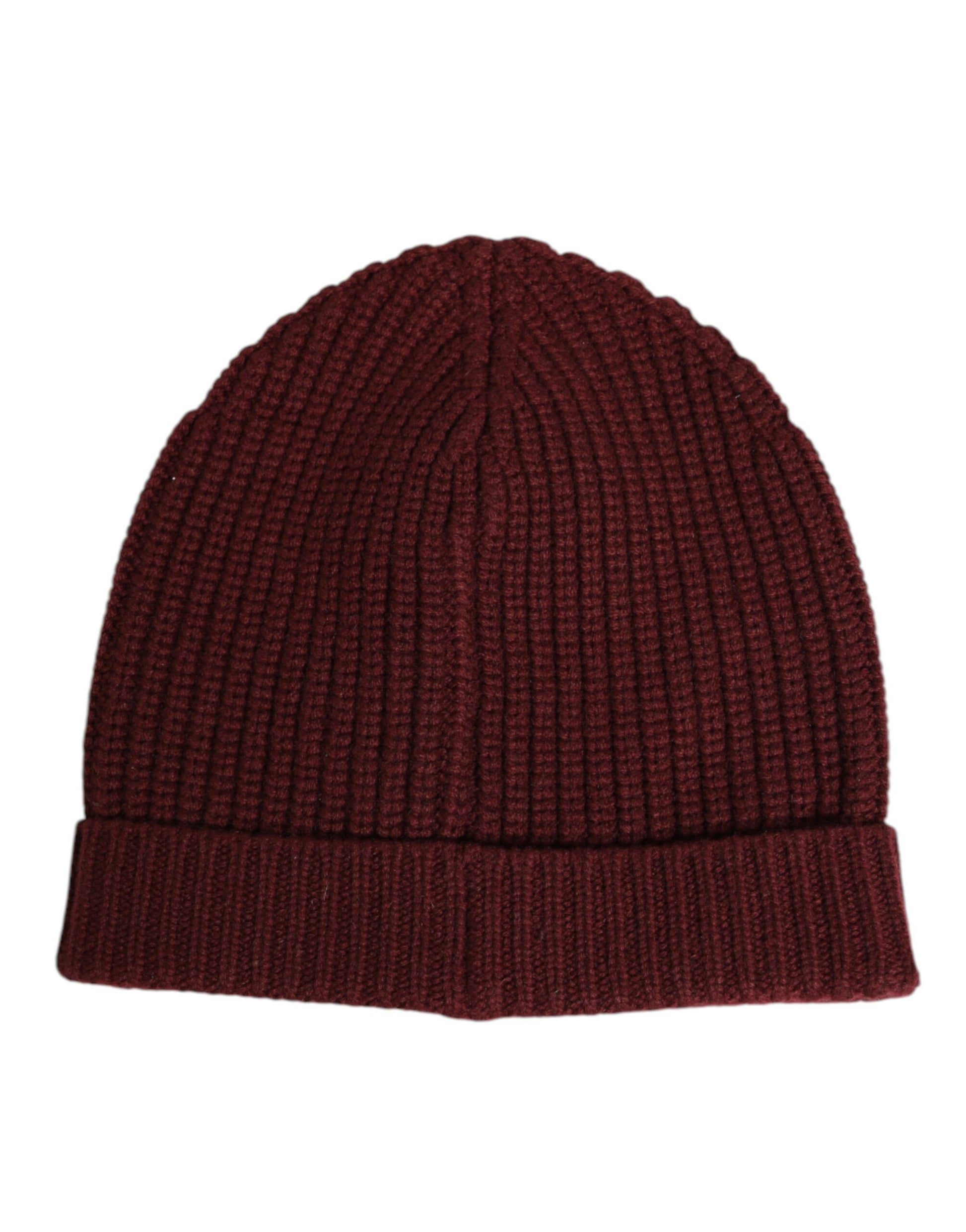 Brown Cashmere Knitted Beanie Capello Men One Size Hat