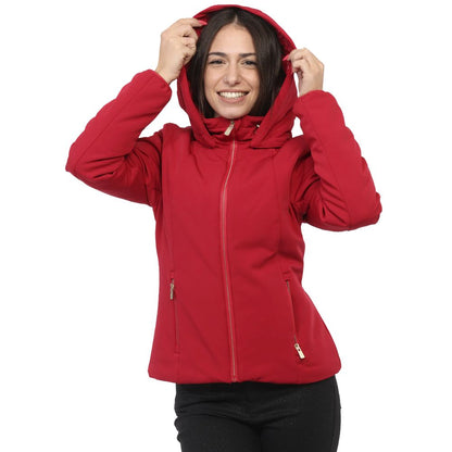 Red Nylon Jackets & Coat