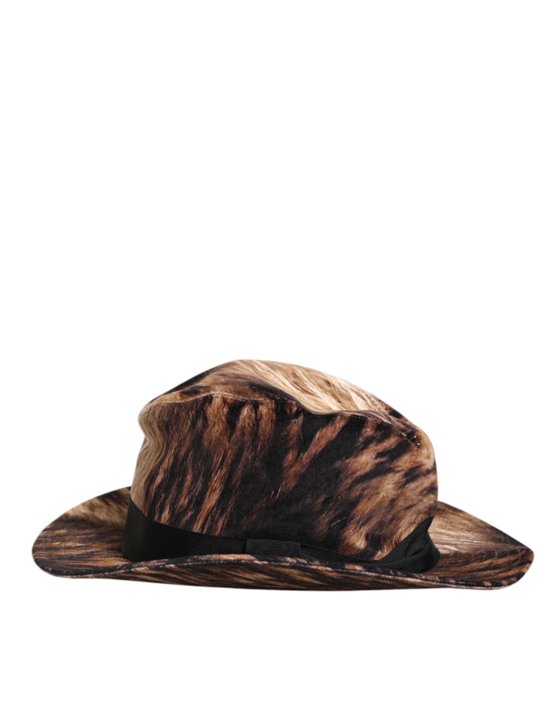 Multicolor Cotton Blend Fedora Capello Men Hat